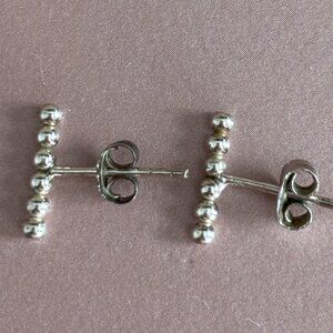 Sterling Silver Earrings - Just under 1/2"